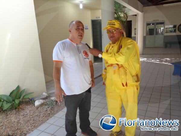 Profissionais da sa&uacute;de participam de curso de emerg&ecirc;ncia pr&eacute;-hospitalar.(Imagem:FlorianoNews)