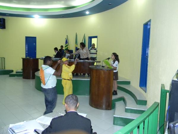 Pronunciamento da Escola Pequeno Príncipe na Câmara Municipal na sessão do dia 01 de março