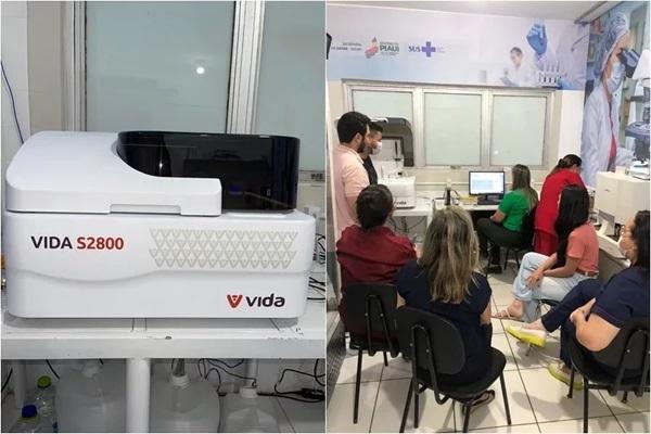 Hospital de Piripiri: aparelho de bioquímica realiza até 200 testes por hora