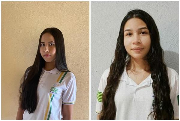 Mirelly Luz Monteiro - 980 pontos na Reda&ccedil;&atilde;o | Geovanna Meneses - 980 pontos na Reda&ccedil;&atilde;o(Imagem:Divulga&ccedil;&atilde;o)