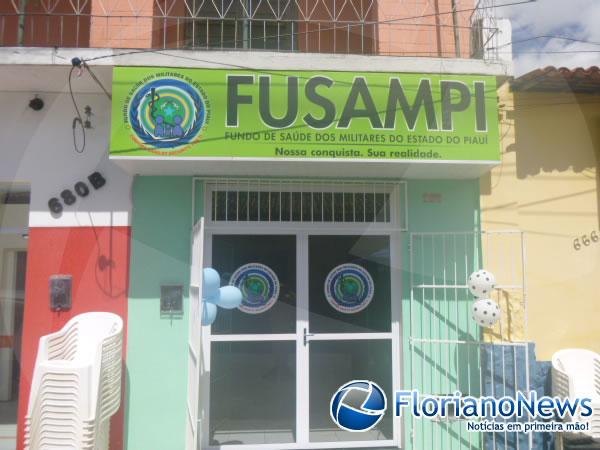 Inaugurada a sede do Fundo de Sa&uacute;de dos Militares em Floriano.(Imagem:FlorianoNews)