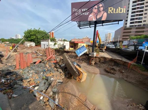 Temporal em Teresina: Veículos são arrastados, muros desabam, vias interditadas e casas alagadas