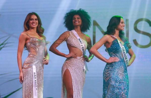  Miss S&atilde;o Paulo, Mato Grosso e Rio Grande do Sul s&atilde;o top 3 no Miss Universo Brasil.(Imagem:gshow/Samuel Kobayashi )