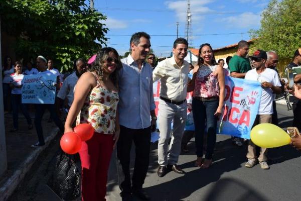 Centro de Aten&ccedil;&atilde;o Psicossocial realiza caminhada lembrando a Luta Antimanicomial.(Imagem:Secom)