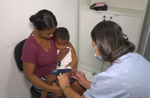 Floriano realiza Dia D de Multivacina&ccedil;&atilde;o para atualiza&ccedil;&atilde;o da caderneta de crian&ccedil;as e adolescentes(Imagem:Secom)