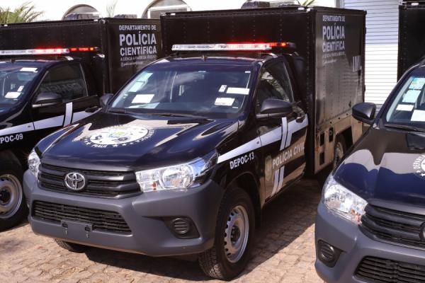 Instituto M&eacute;dico Legal recebe 13 novas viaturas equipadas para transporte de cad&aacute;veres e evid&ecirc;ncias, ampliando a efici&ecirc;ncia nas investiga&ccedil;&otilde;es criminais.(Imagem: Divulga&ccedil;&atilde;o)