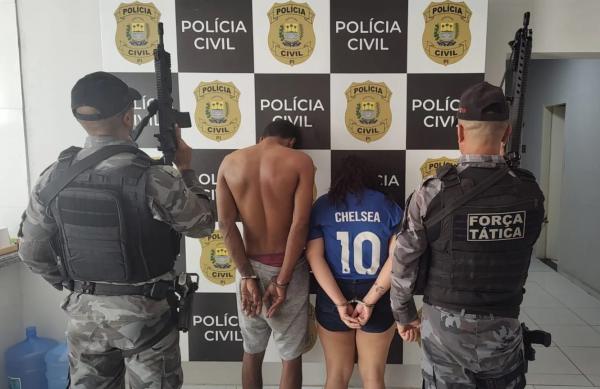 Casal é preso em Floriano por envolvimento em ataque que matou menina de 12 anos