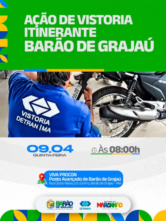 Barão de Grajaú recebe ação de vistoria itinerante nesta quinta-feira (09)