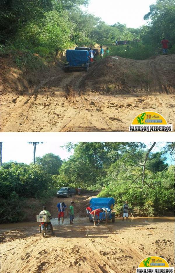Estradas de acesso a Canavieira , s&atilde;o grandes desafios para motoristas(Imagem:Vanilson Medeiros  )