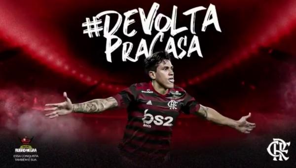 Flamengo anunciou oficialmente a contrata&ccedil;&atilde;o de Pedro (Imagem:Reprodu&ccedil;&atilde;o)