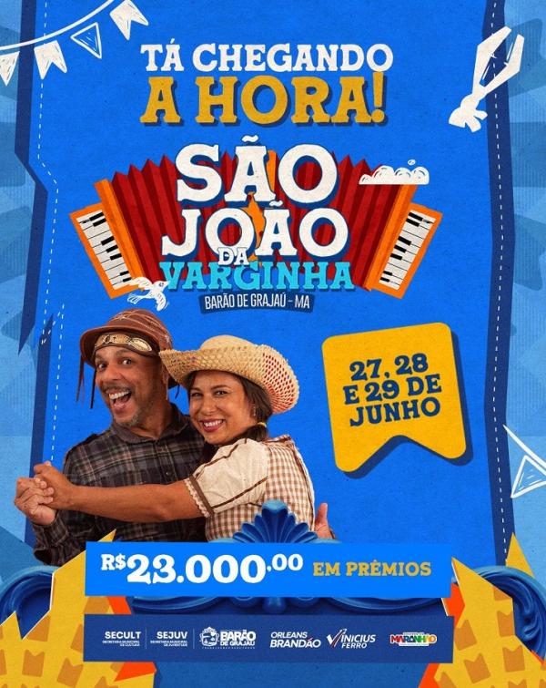 São João da Varginha promete tradição, dança e R$ 23 mil em prêmios em Barão de Grajaú