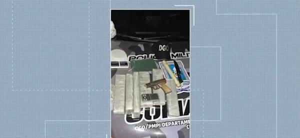 PM apreende 7 kg de skunk e arma durante a Operação Tiradentes em Teresina
