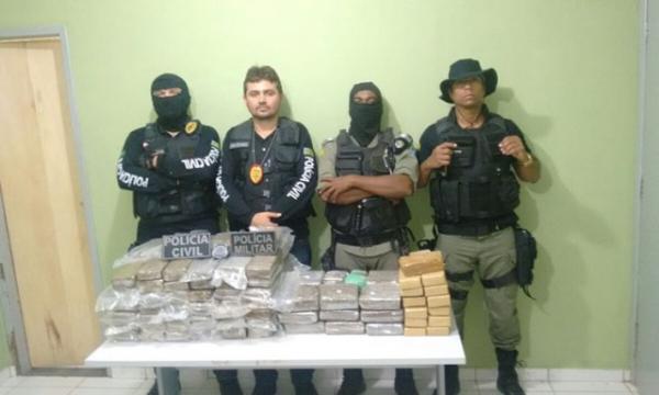 Cerca de 100 kg de maconha é encontrada dentro de ônibus em Colônia de Gurgueia