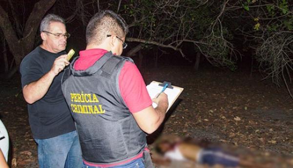 Crime aconteceu no Povoado baixa dos pil&otilde;es.(Imagem:Wendel Veras)