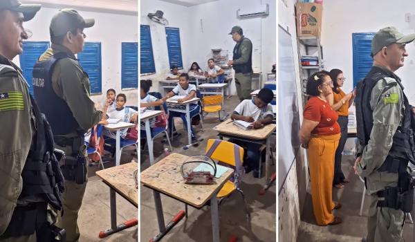 Ronda Escolar do 3º BPM fortalece segurança e diálogo nas escolas de Floriano