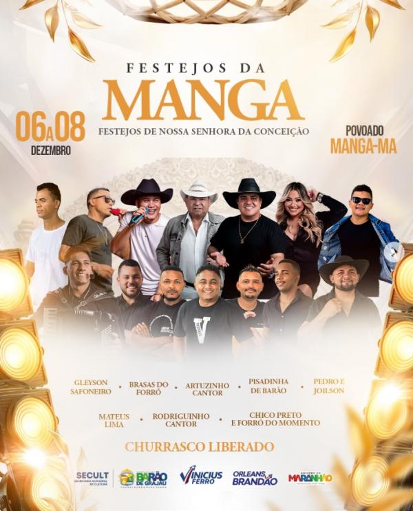 Confira a programação completa dos Festejos de Nossa Senhora da Conceição no Povoado Manga