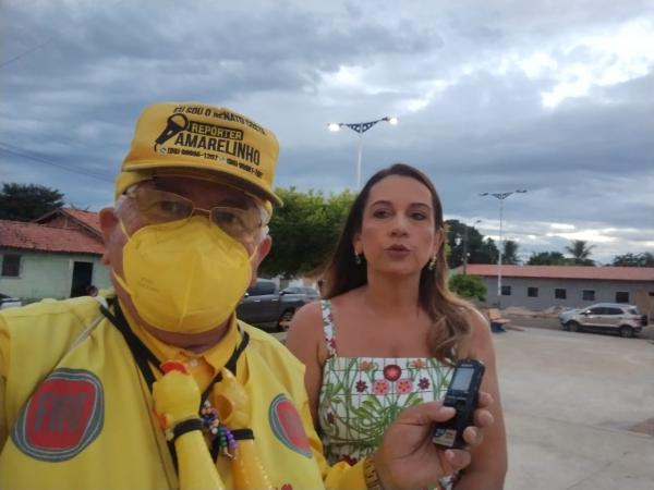 Claudim&ecirc; Lima, prefeita de Bar&atilde;o de Graja&uacute;.(Imagem:FlorianoNews)