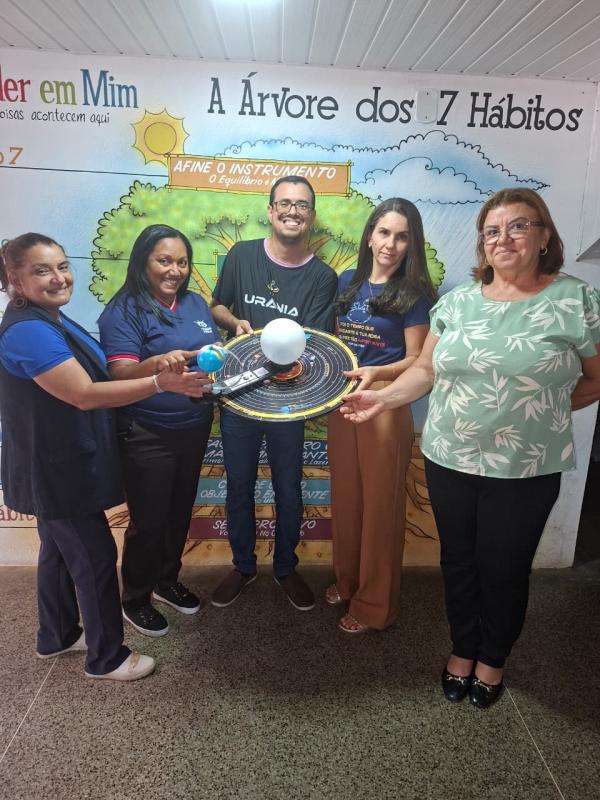  Planet&aacute;rio M&oacute;vel encanta alunos da Escola Pequeno Pr&iacute;ncipe em Floriano(Imagem:Divulga&ccedil;&atilde;o/EPP)