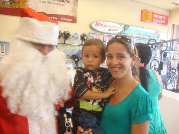 Momento Papai Noel(Imagem:reda&ccedil;&atilde;o)