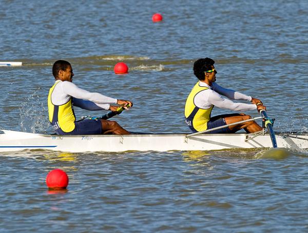 Brasil fatura medalha de prata no remo