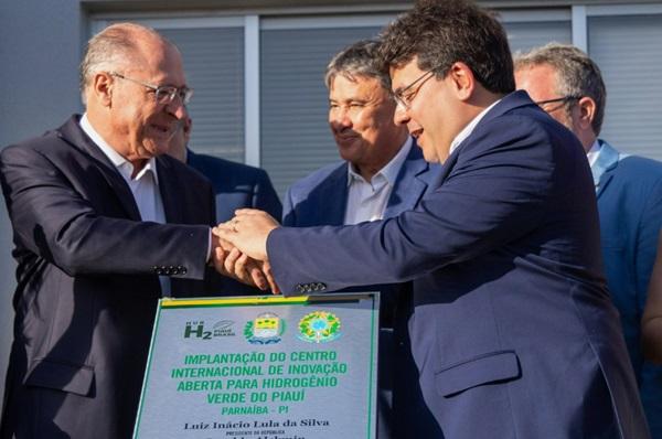 Alckmin afirma que Piauí vai liderar nova industrialização com H2V e diz: "dia histórico"