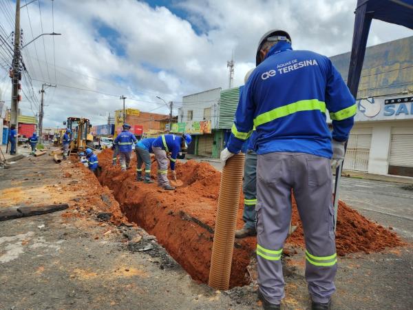Obras de saneamento da Águas de Teresina podem ser proibidas por problemas nos serviços(Imagem:Reprodução)