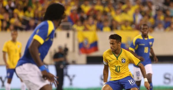 No Detalhe: Neymar perde gol feito a menos de 4m da meta equatoriana