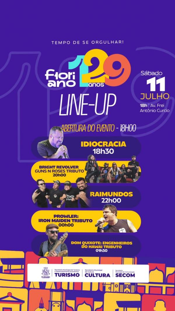  Reunion Rock encerra programa&ccedil;&atilde;o dos 129 anos de Floriano com show dos Raimundos neste s&aacute;bado.(Imagem:Secom)