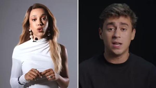 Erika Hilton (PSOL-SP) grava v&iacute;deo em resposta a Nikolas Ferreira(Imagem:Reprodu&ccedil;&atilde;o)