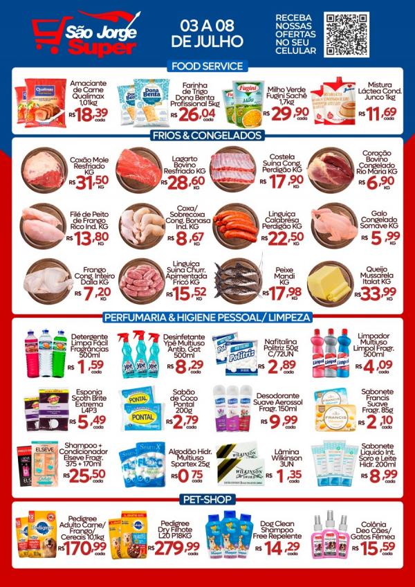 Mega Feir&atilde;o Leve Mais, Pague Menos, traz grandes ofertas no S&atilde;o Jorge Super(Imagem:Divulga&ccedil;&atilde;o)