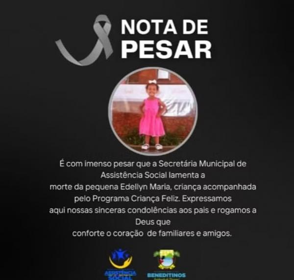 Menina de dois anos morre atropelada por cavalo, no Piau&iacute;.(Imagem:Divulga&ccedil;&atilde;o)