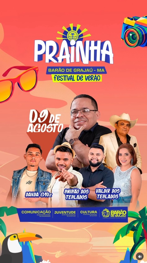 Barão de Grajaú divulga atrações do primeiro dia da temporada da Prainha 2026