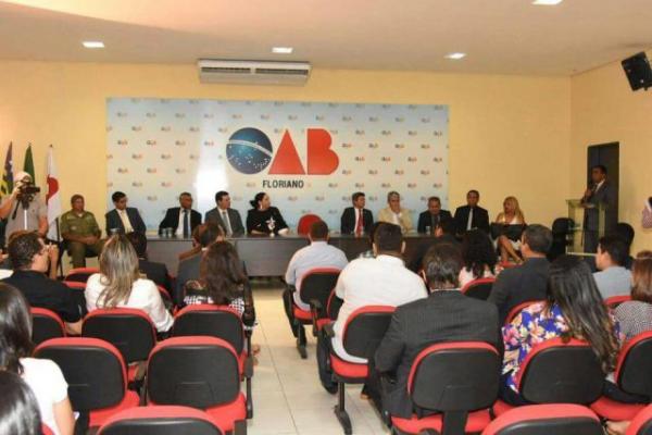 Ap&oacute;s dois anos de batalha judicial, Astrobaldo Ferreira assume OAB de Floriano.(Imagem:Reprodu&ccedil;&atilde;o/Facebook)