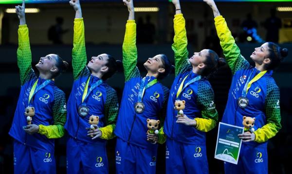 Mundial de GR: Brasil conquista prata inédita no conjunto geral