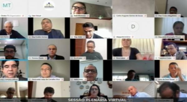 Sess&atilde;o virtual da Alepi(Imagem:Reprodu&ccedil;&atilde;o)