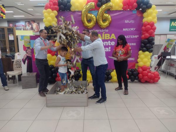 Armaz&eacute;m Para&iacute;ba comemora 66 anos com sorteio de pr&ecirc;mios em Floriano(Imagem:FlorianoNews)