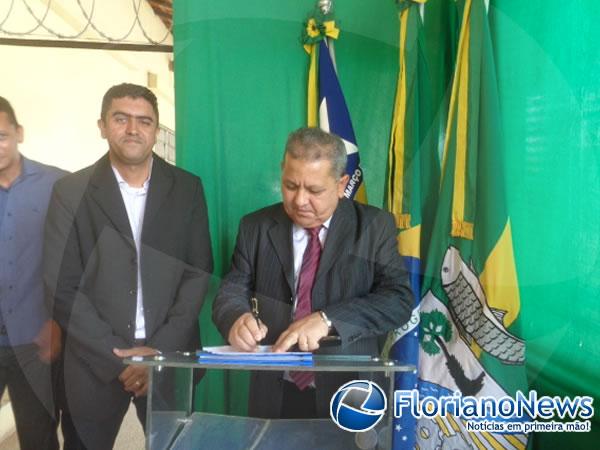 Empossado novo diretor da Penitenci&aacute;ria Gon&ccedil;alo de Castro Lima.(Imagem:FlorianoNews)