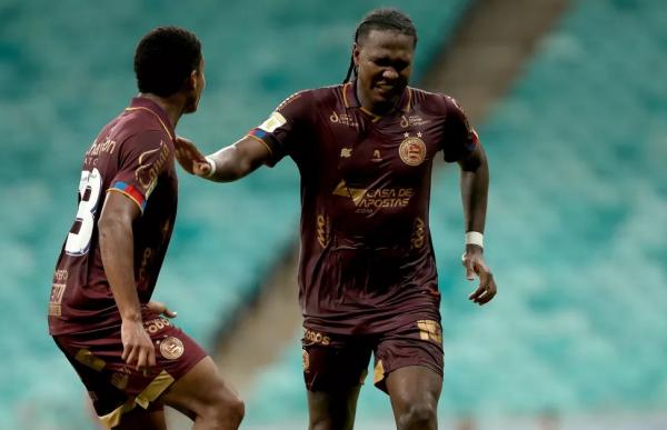  Hugo Rodallega foi o artilheiro da Copa do Nordeste de 2022, com oito gols.(Imagem:Felipe Oliveira / EC Bahia / Divulga&ccedil;&atilde;o )