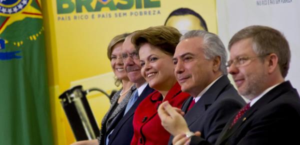 Presidente Dilma Rousseff durante cerim&ocirc;nia de an&uacute;ncio da expans&atilde;o da Rede Federal de Educa&ccedil;&atilde;o Superior .(Imagem:Roberto Stuckert Filho / Presid&ecirc;ncia)