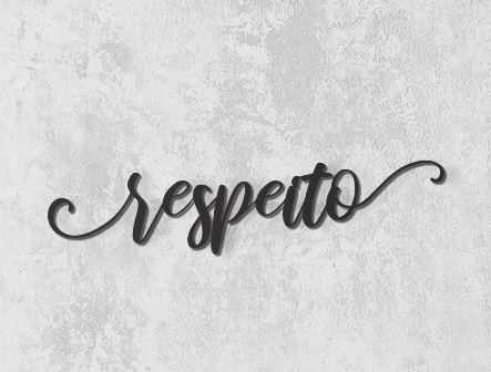 A palavra Respeito