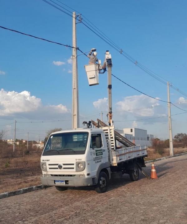 Iluminação Pública: Prefeitura de Floriano realiza mais de 400 atendimentos em setembro