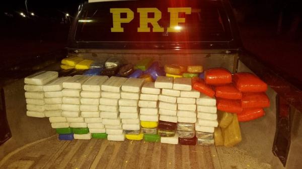 PRF apreende 266,5 Kg de cocaína em Oeiras