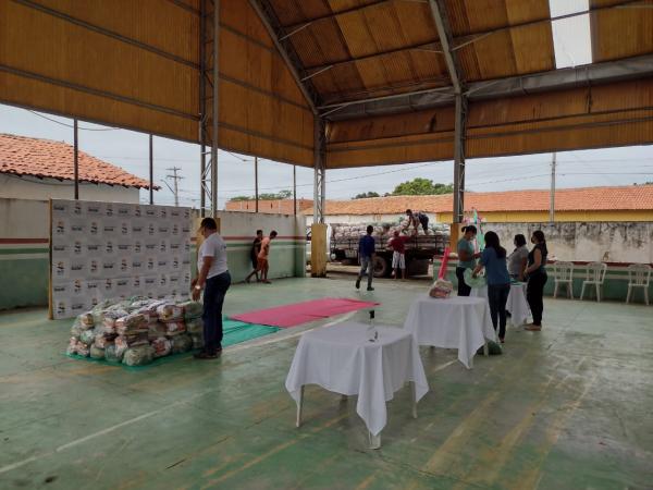 Assistência Social realiza entrega de cestas básicas para famílias carentes em Barão de Grajaú