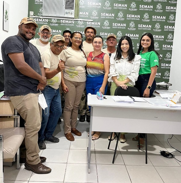 Secretaria de Meio Ambiente de Floriano recebe visita técnica de agentes de endemias