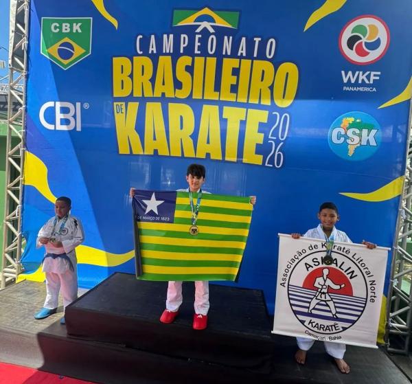  Piau&iacute; conquista duas medalhas de ouro e uma de bronze no Campeonato Brasileiro de Karat&ecirc; na Bahia(Imagem: Ascom Secepi)