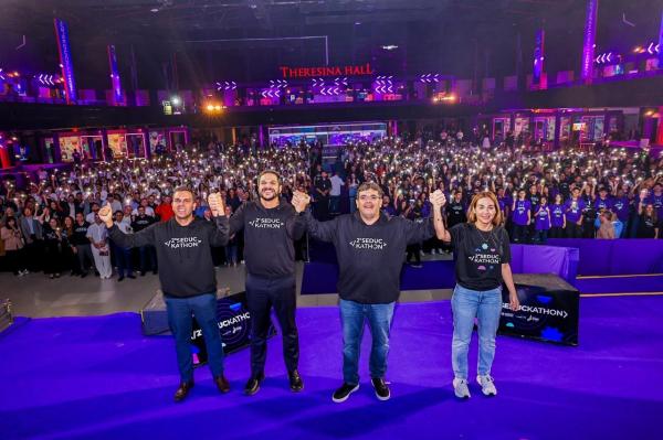 Rafael abre o Seduckathon 2025, que levará 130 alunos da rede estadual à intercâmbios de tecnologia