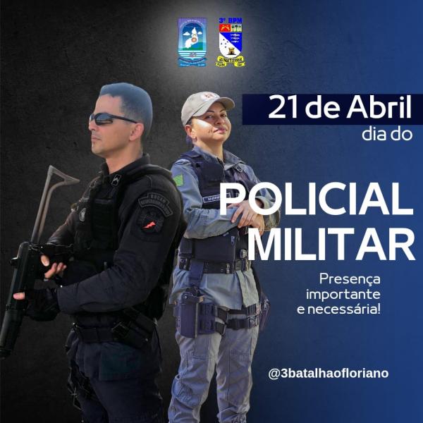3º BPM de Floriano homenageia policiais pelo Dia do Policial Militar