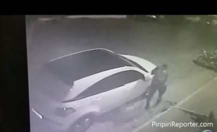 Guarda é flagrado furando pneus de carro de motorista e é exonerado