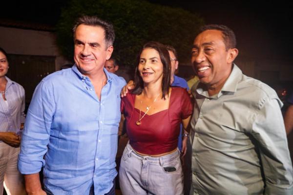 Joel e Ciro apresentam propostas em evento com multidão na zona Norte de Teresina(Imagem:Ascom)