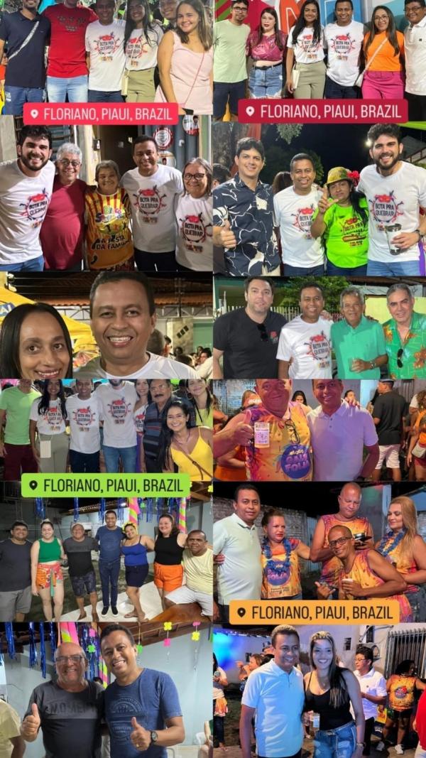 Deputado Francisco Costa curte carnaval em Floriano(Imagem:Reprodu&ccedil;&atilde;o/Instagram)